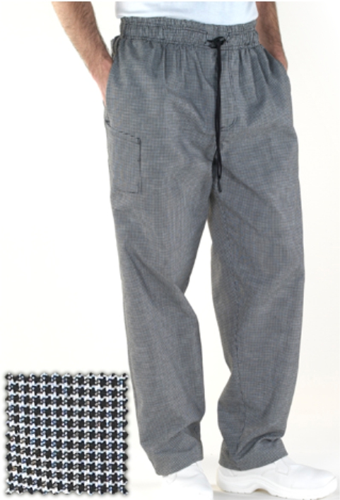 PANTALON CUADROS NEGRO COCINERO