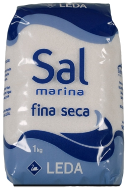 SAL FINA "LEDA" 1KG 10 UND (AZUL)
