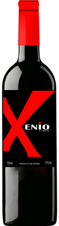 XENIO TINTO BOTELLA 75CL 12 UND
