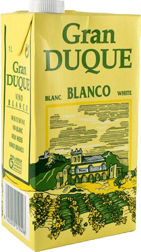 VINO GRAN DUQUE BLCO BRICK 1L 12 UND
