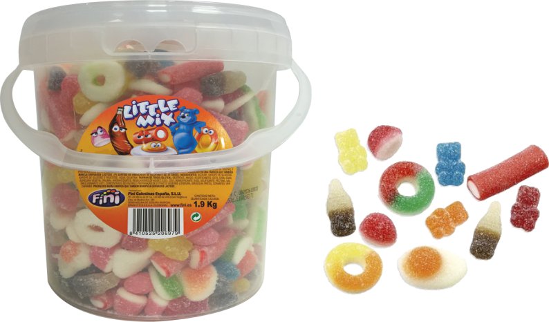GOMINOLA LITTLE MIX CUBO 1,9KG