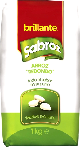 ARROZ BRILLANTE SABROZ 1KG 10 UND