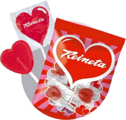 BOLSA 100 PIRULETAS REINETA