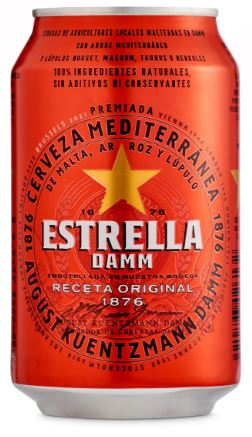 ESTRELLA DAMM 1/3 LATA