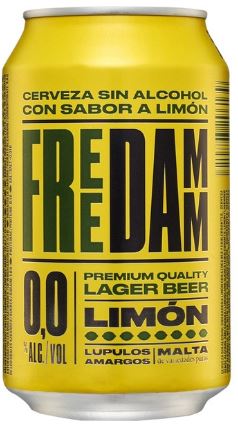 FREE DAMM LIMON 1/3 LATA