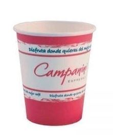 (357)VASO CARTON CAMPANINI MEDIANO 192ML(100und)