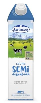 LECHE SEMI 1L ASTURIANA 6 bot
