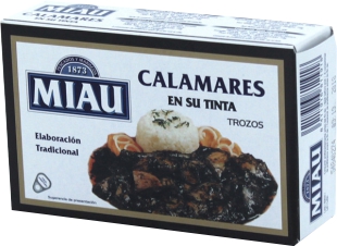 (918)CALAMARES EN SU TINTA MIAU C/5 UND