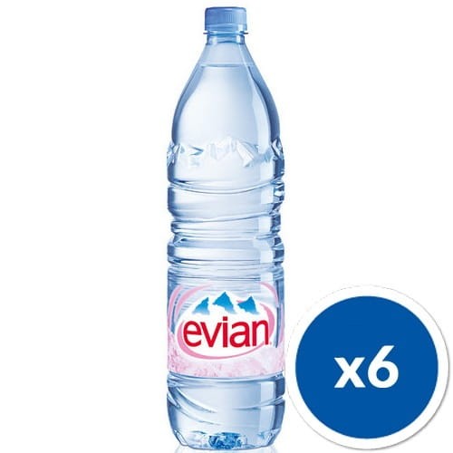 EVIAN 1500 PET PACK 6UD